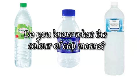 bottle water tester what do the colors mean|water bottle cap colors meaning.